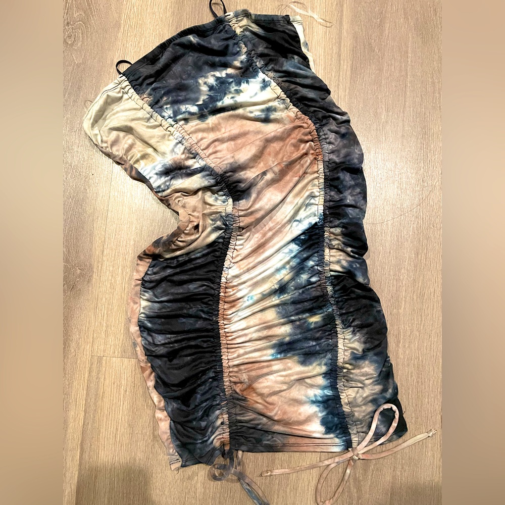 Ruched Mini Dress